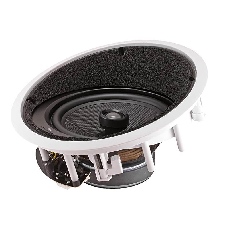 Caliber 2Way Aramid Fiber inCeiling Speakers 8 Inch Pair Titanium Silk Dome Tweeters Caliber Series