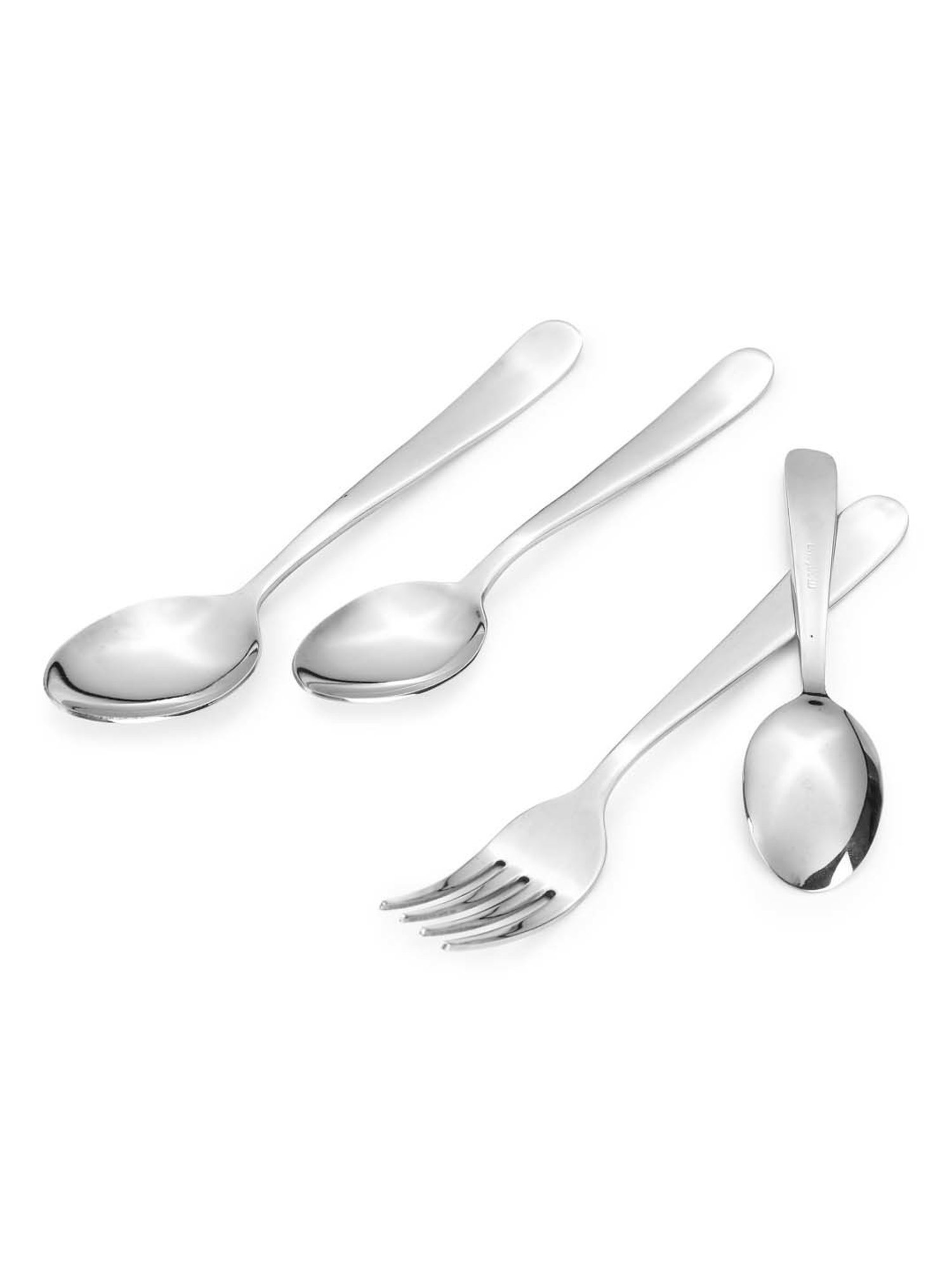 FnS Verona Silver Stainless Steel Cutlery - Set of 24