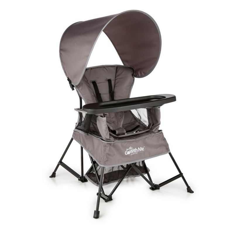 Baby Delight Go With Me Venture Deluxe Portable High Chair - Gray