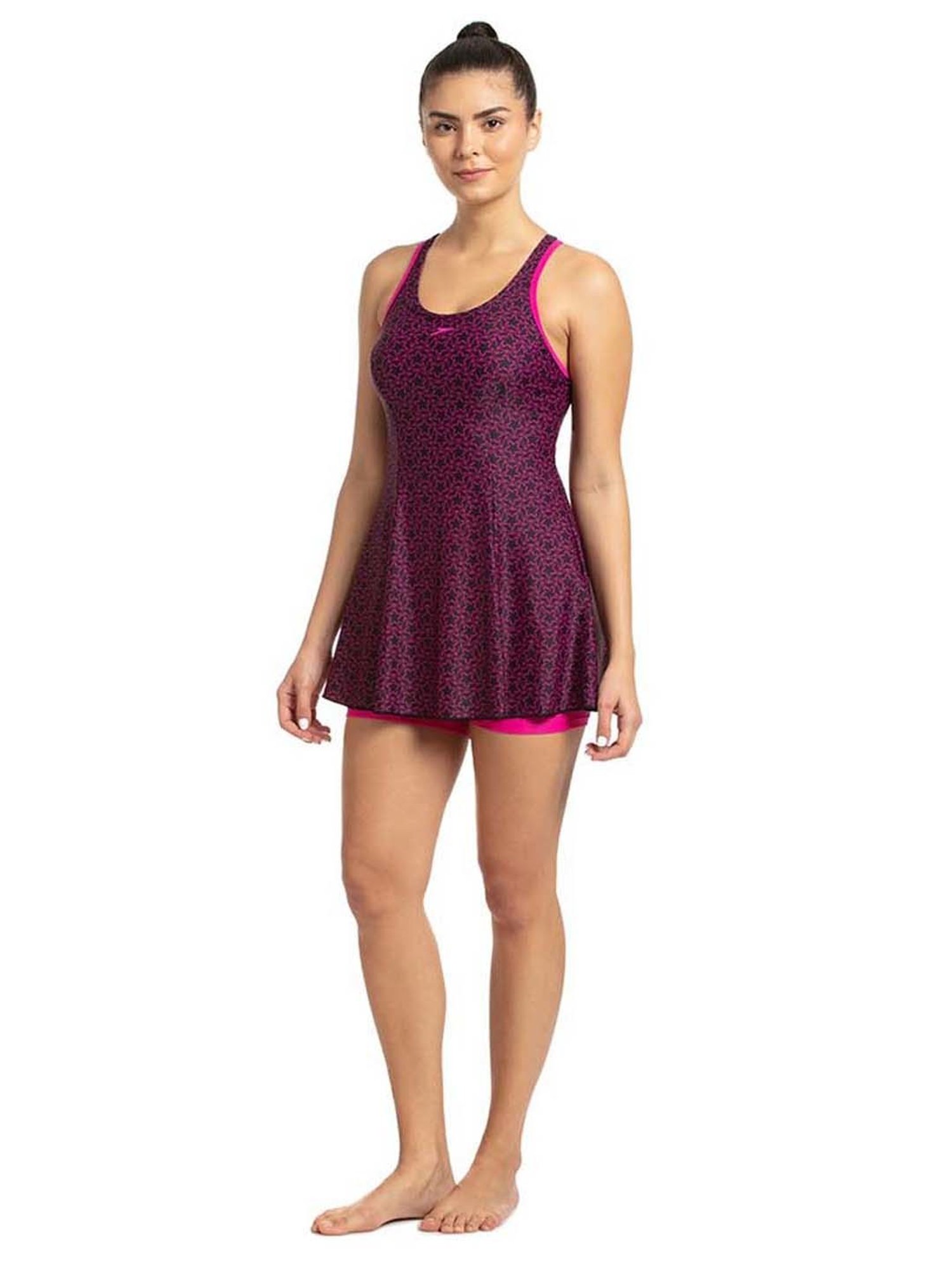 Speedo Pink Printed Swimwear