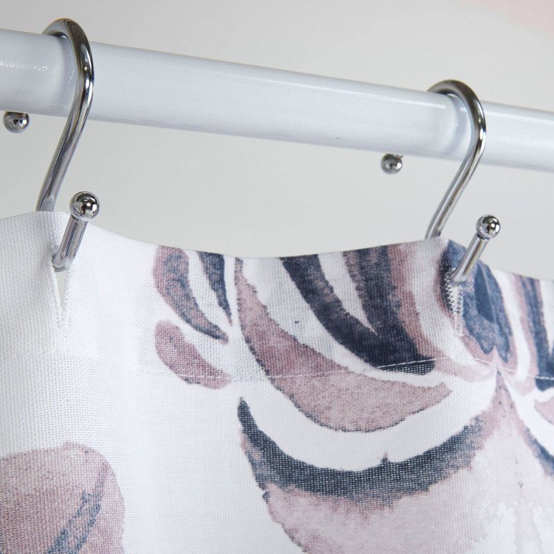 72"x72" Emery Cotton Fabric Shower Curtain - Nicole Miller