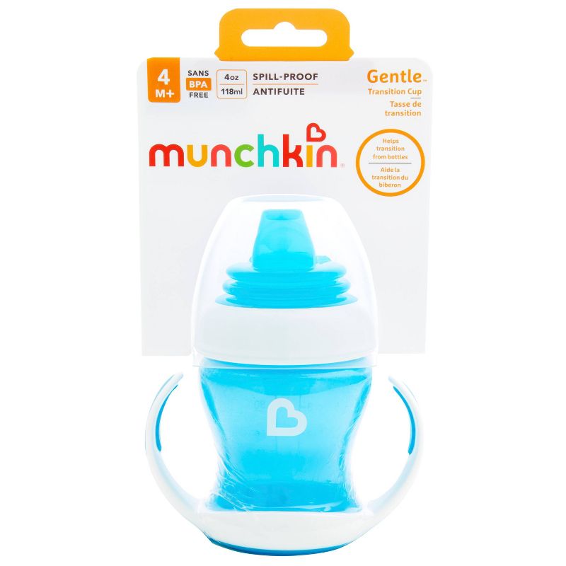 Munchkin Gentle Transition Trainer Cup 4oz - Blue