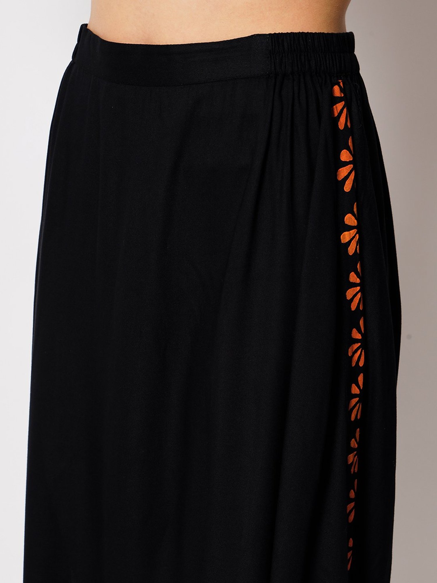 9rasa Black Printed Salwar