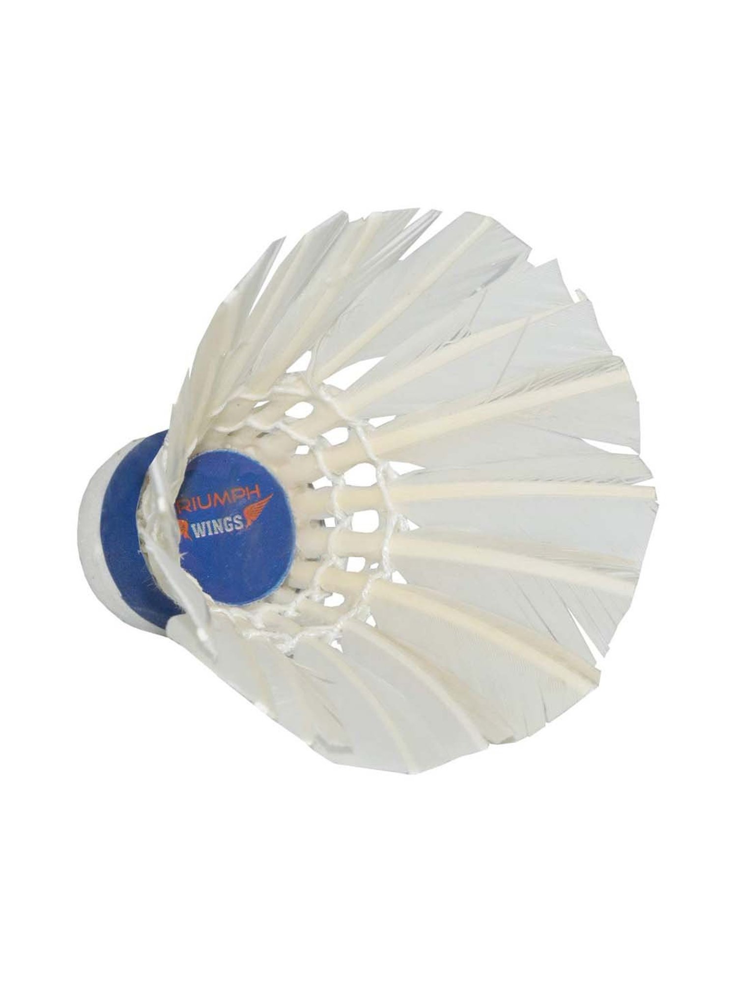 Triumph Multicolored Badminton Racquet with Wings Feather Shuttlecock (10Pcs)