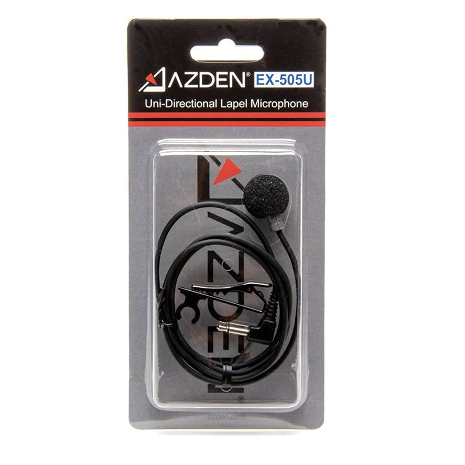 AZDEN EX505U Uni-Directional Lavaliere Microphone