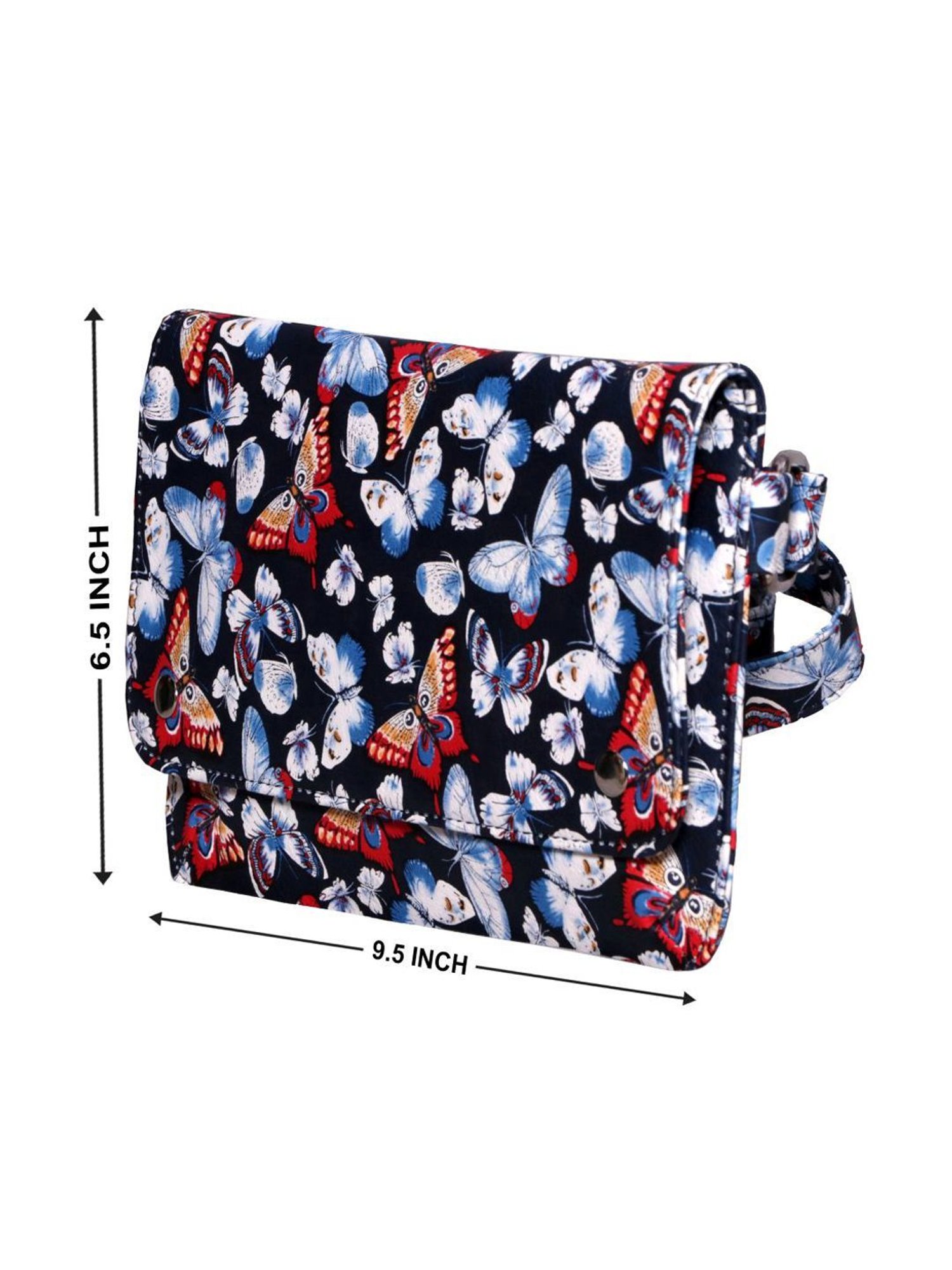 Spice Art Blue Printed Waist Pouch