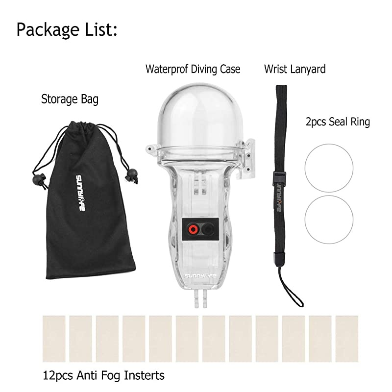 Upgraded Diving Waterproof Case Protective Housing Cover with Control Button for DJI OSMO Pocket Accessories