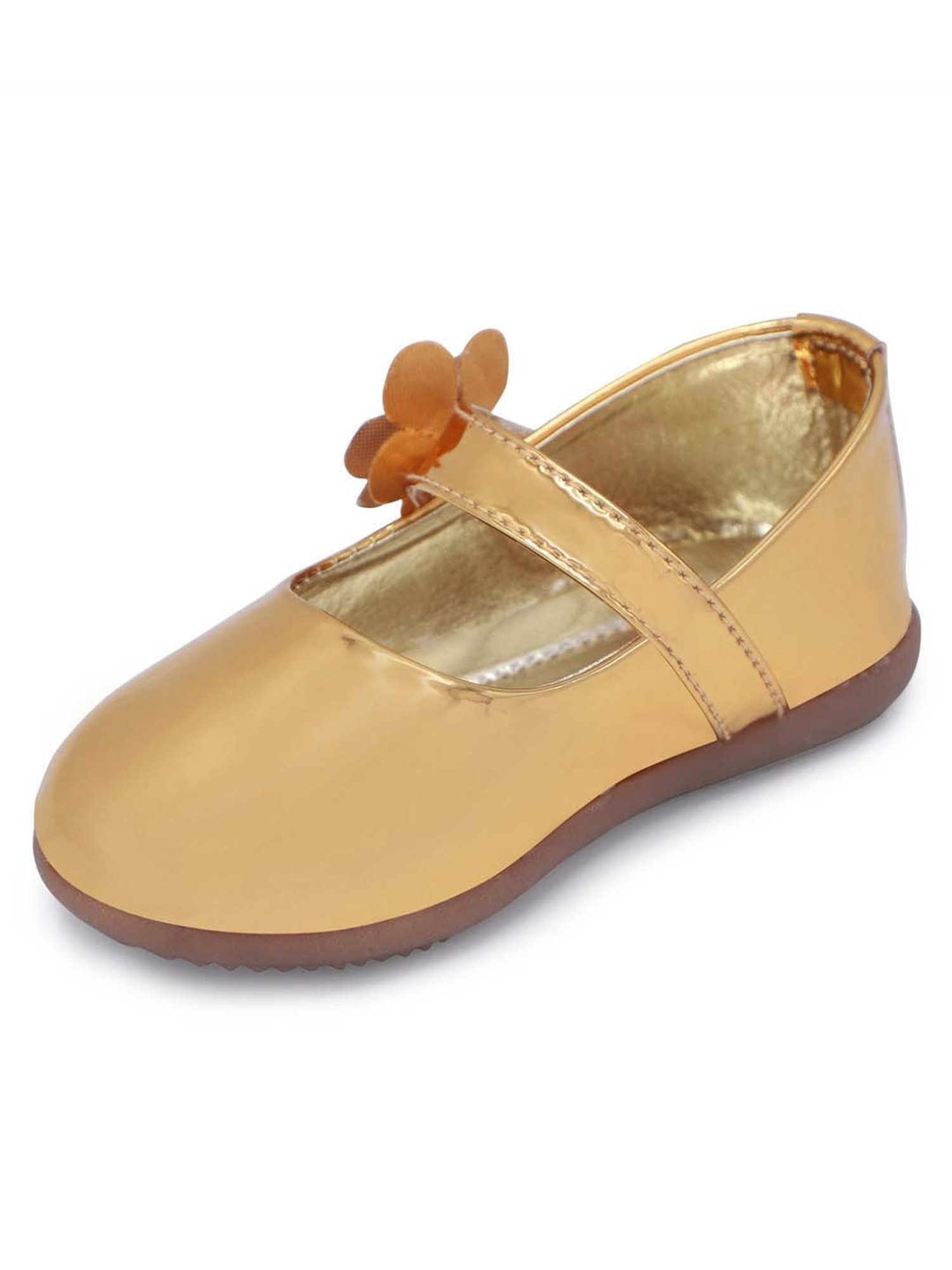 Minesole Kids Golden Mary Jane Shoes