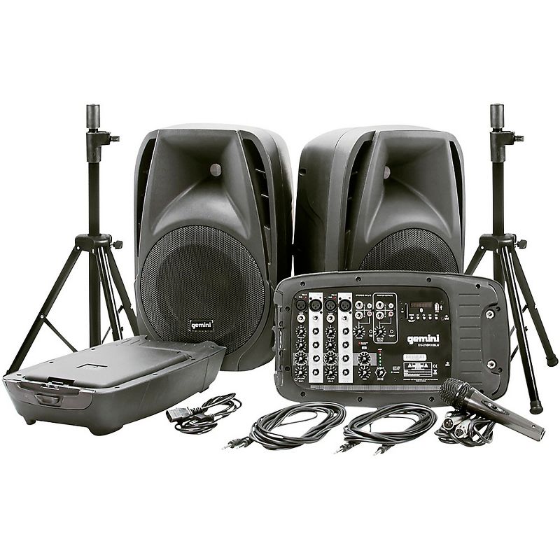 Gemini ES-210MXBLU-ST Portable PA System