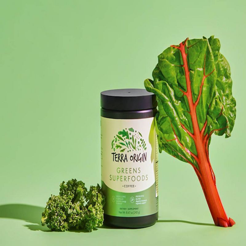 Terra Origin Greens Superfoods - Coffee - 8.47oz
