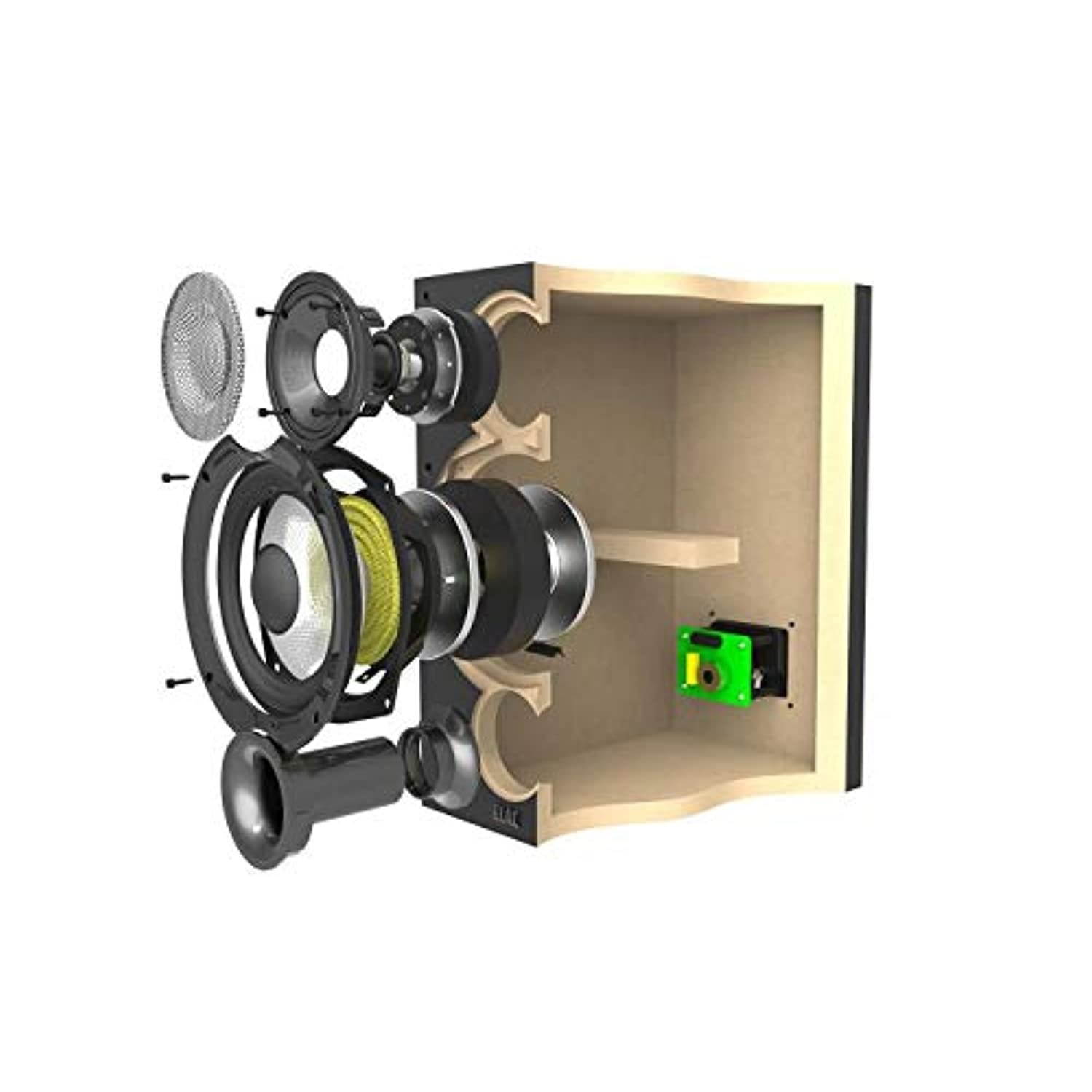 ELAC Debut 2.0 B5.2 Bookshelf Speakers, Black (Pair)