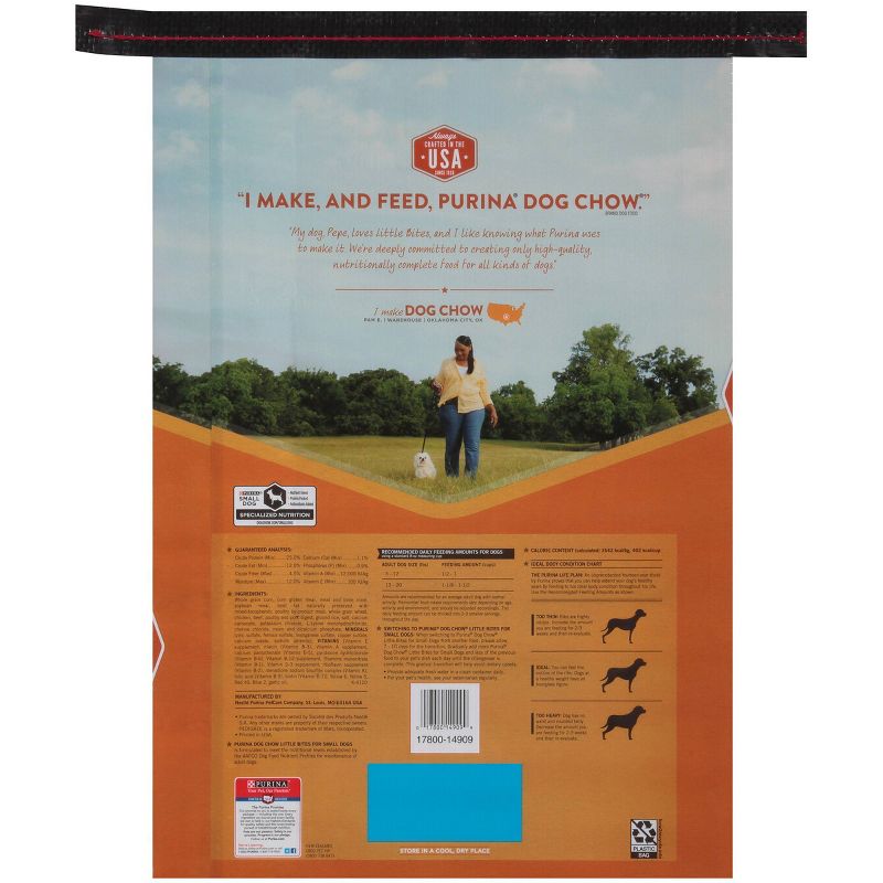 Purina Dog Chow Little Bites with Real Chicken & Beef Small Dog Complete & Balanced Dry Dog Food - 16.5lbs