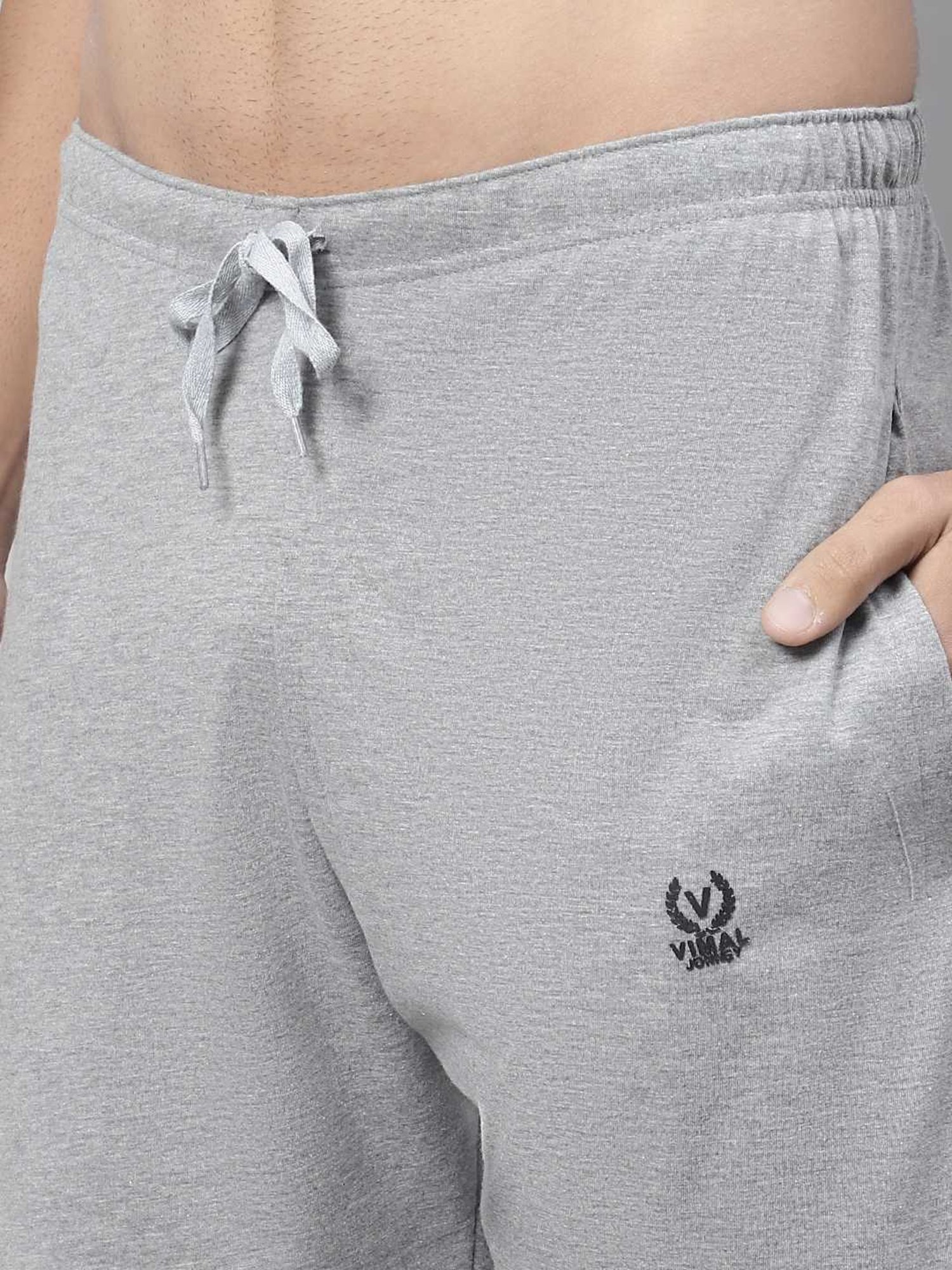 Vimal Jonney Grey & Brown Cotton Regular Fit Co-Ord Set Pack Of 2