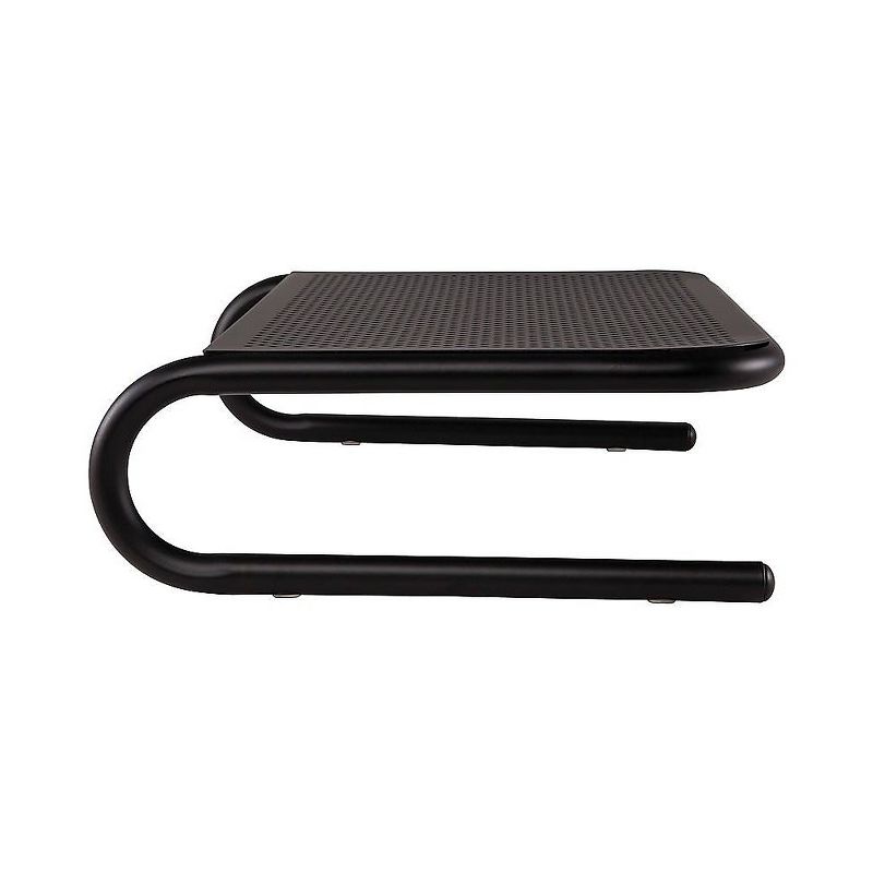Staples Standard Steel Monitor Stand Black 643687