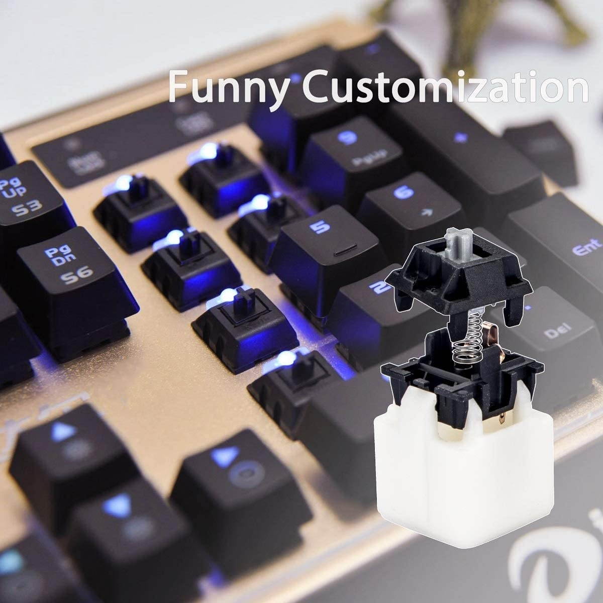 Cherry MX Switch Opener for Mechanical Keyboard Switches, Cherry MX Switches Open Tool Accessories for Keycap Keyboard Switch Lover Gamer &ndash; White