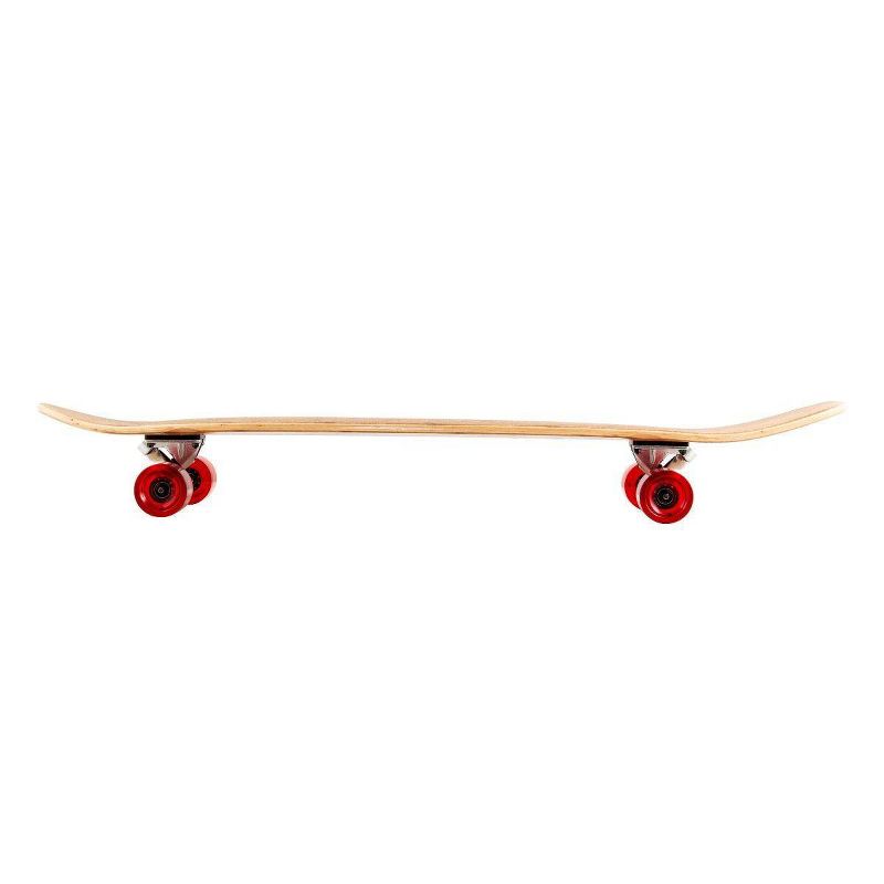 Magneto Boards 44" Kicktail Cruiser Skateboard - Red