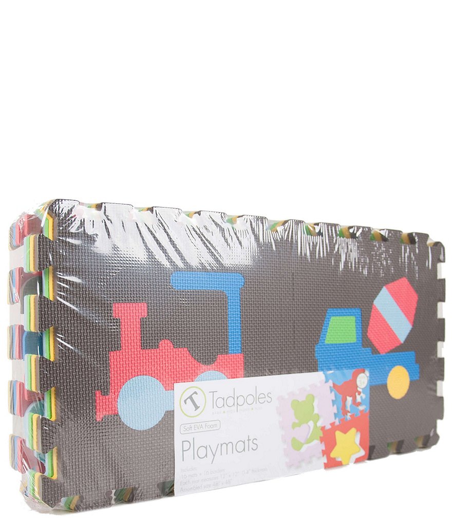 Tadpoles 16 Piece Foam Playmat Set, Transport