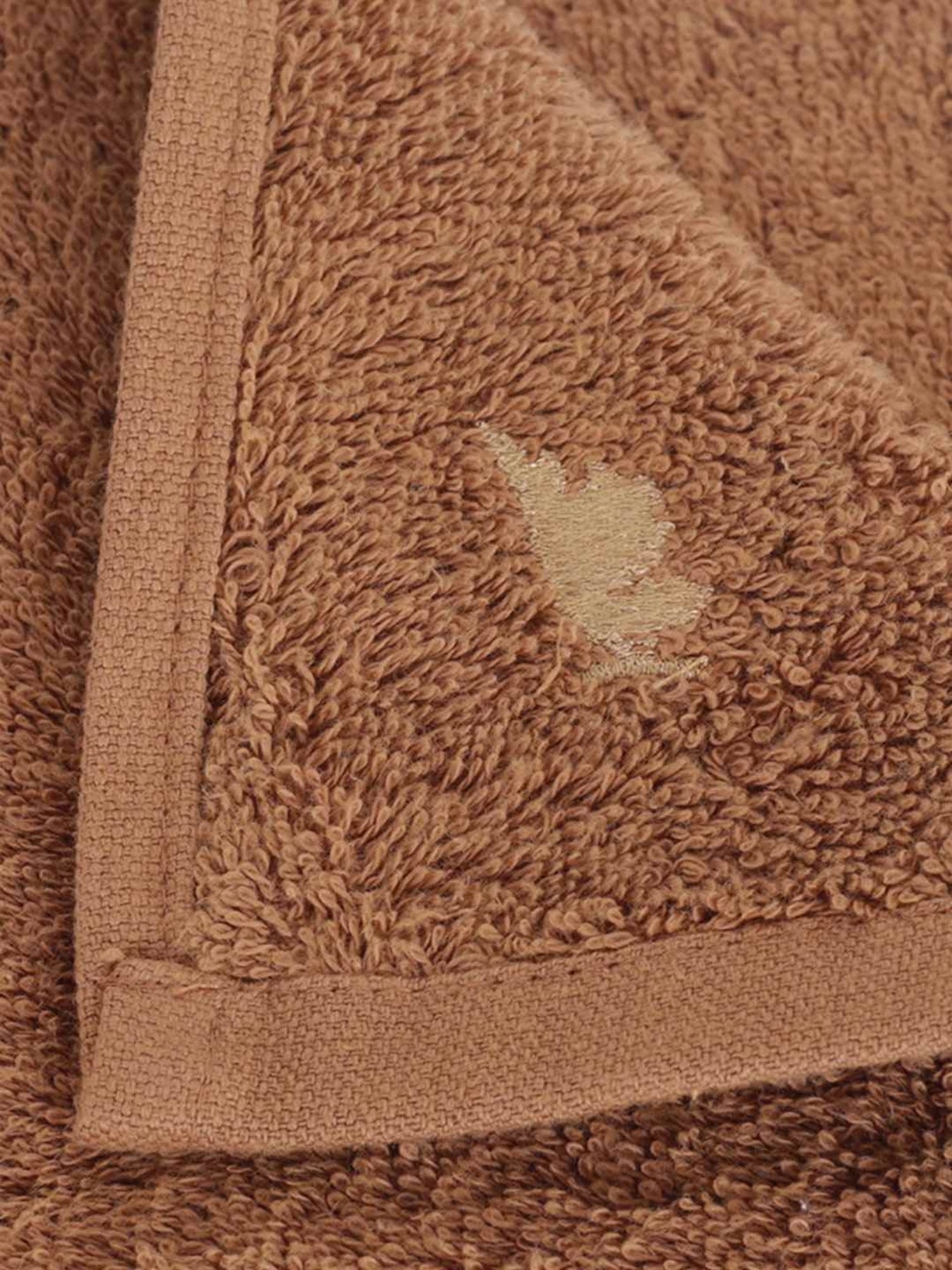 Maspar Brown Cotton 550 GSM Face Cloths - Set of 4