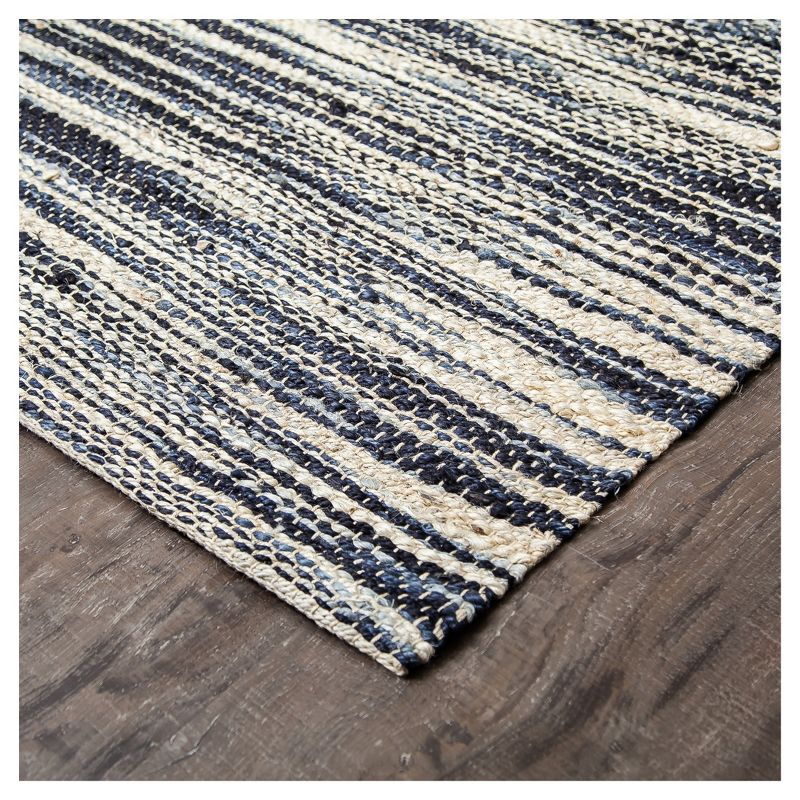 Stripe Woven Area Rug - (5' x 8') - Anji Mountain