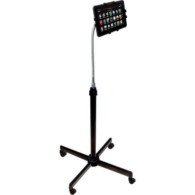 CTA Digital PAD-UAFS Height-Adjustable Gooseneck Stand with Casters for iPad/Tablet