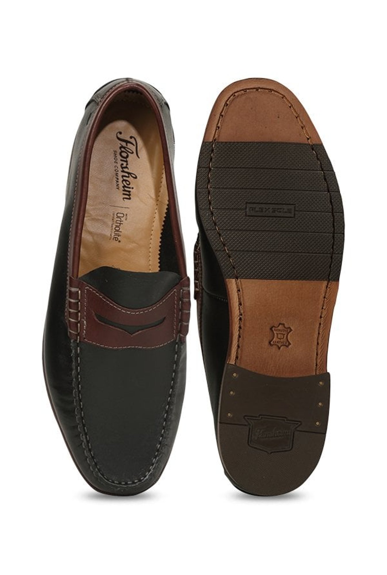 Florsheim Black & Brown Loafers
