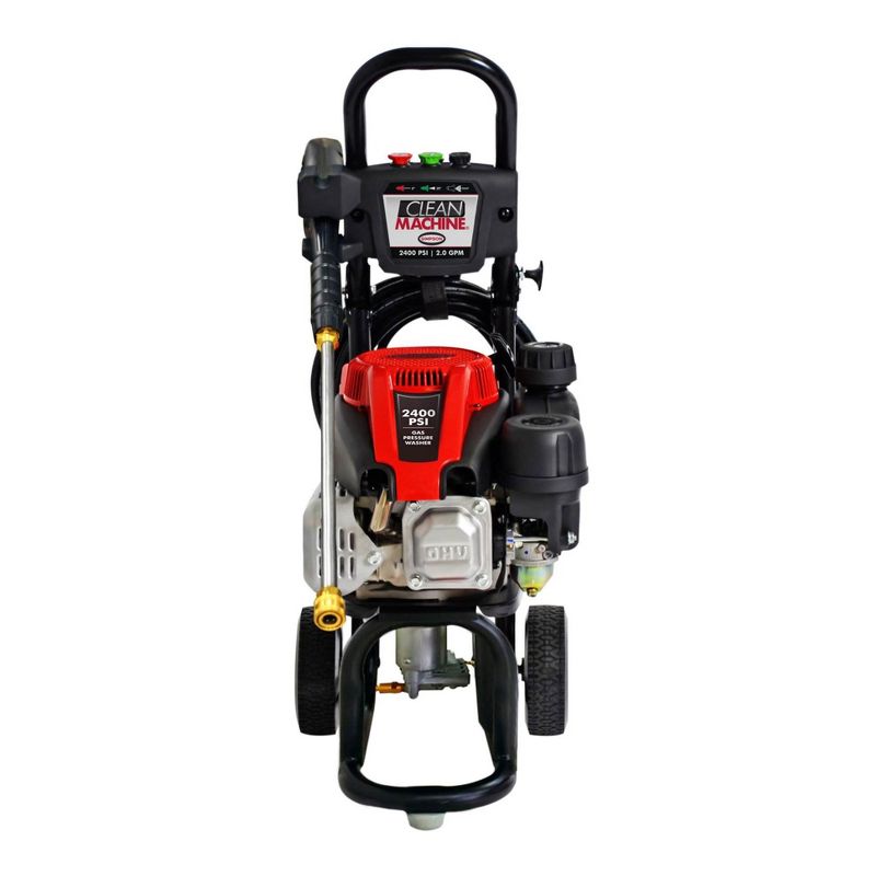 Simpson Clean Machine Steel Gas Powered Engine Pressure Washer With Wand, Black