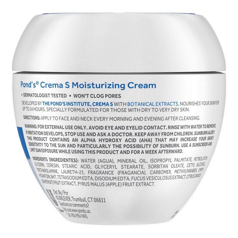 Pond's Crema S 24H Moisturizing Cream - 14.1oz
