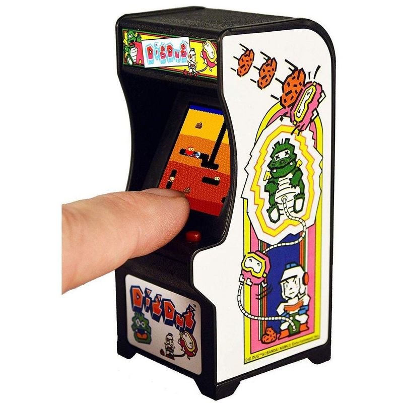 Super Impulse Tiny Arcade Playable Miniature Video Game - Dig Dug