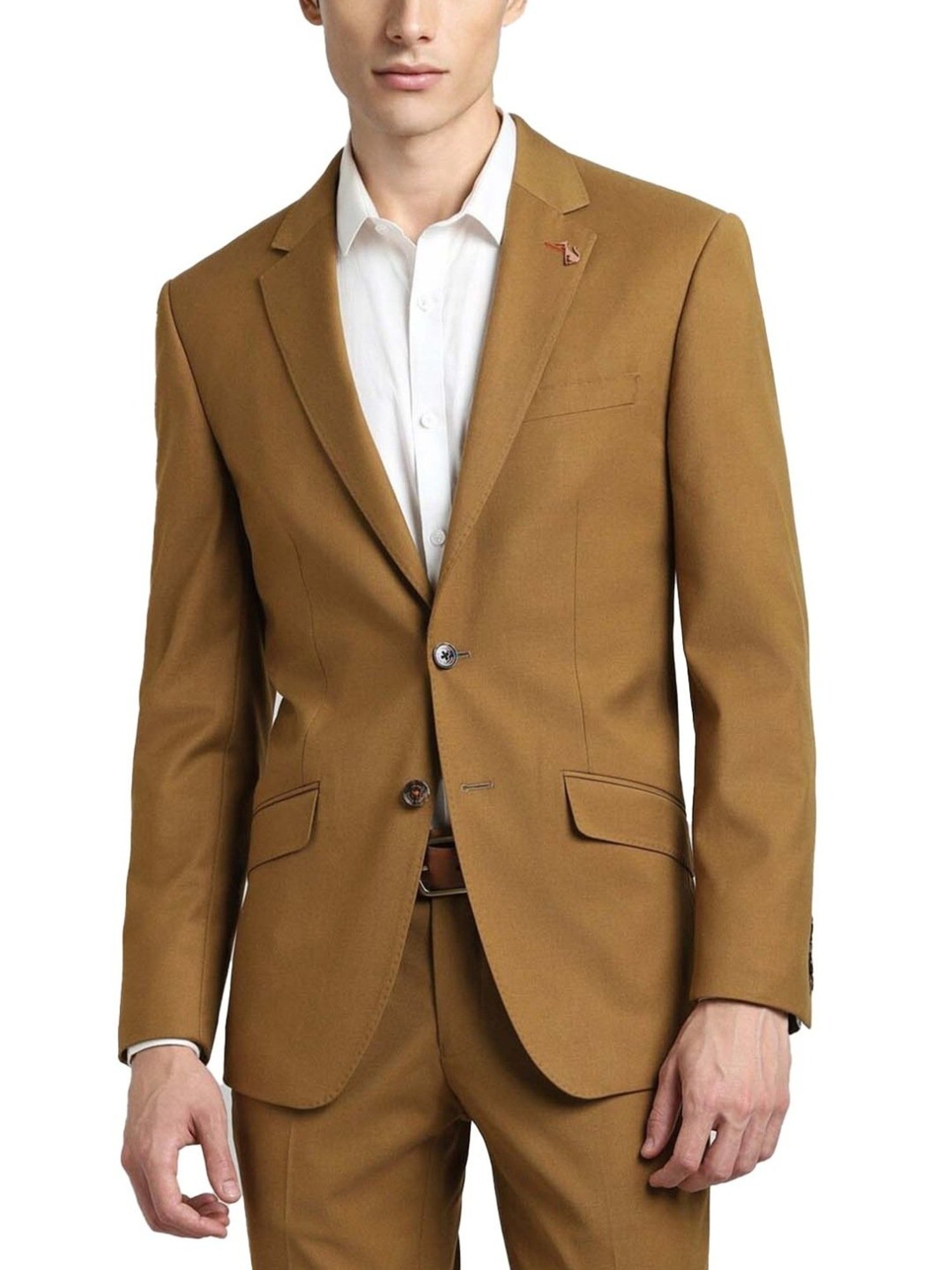 Simon Carter London Brown Regular Fit Blazer