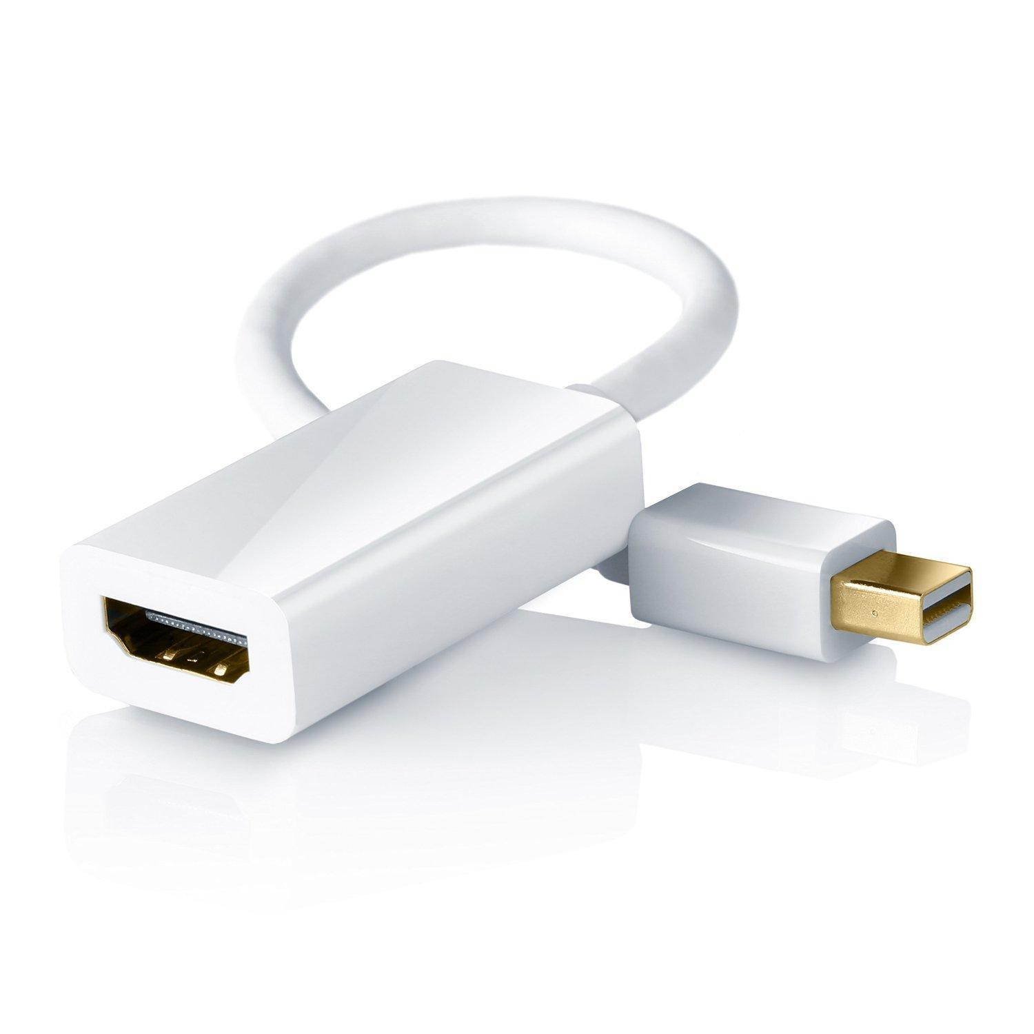 Thunderbolt Mini Display Port To HDMI Cable Adapter Apple iMac MacBook Air & Pro