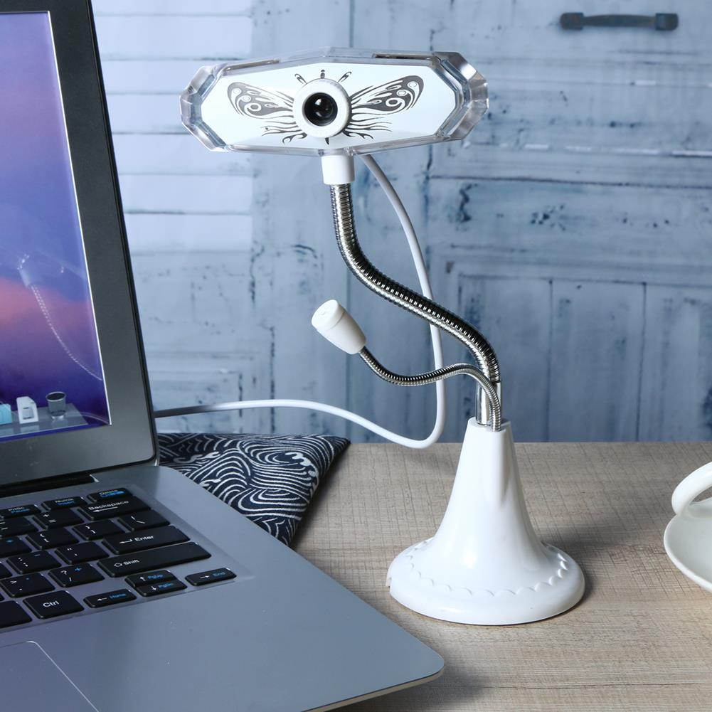 12 Million Pixel High Definition Webcam with Mic microphone Colorful Breath LED Light Digital USB Camera for Computer Notebook