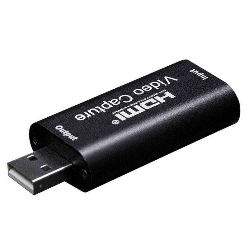 HDMI Capture Card USB2.0 HDMI HD Capture Card Game Video OBS Live Recording Box Audio Video Capture Cards, HD Acquisition for Gaming, Streaming, Teaching, Video Conference & Live Broadcasting