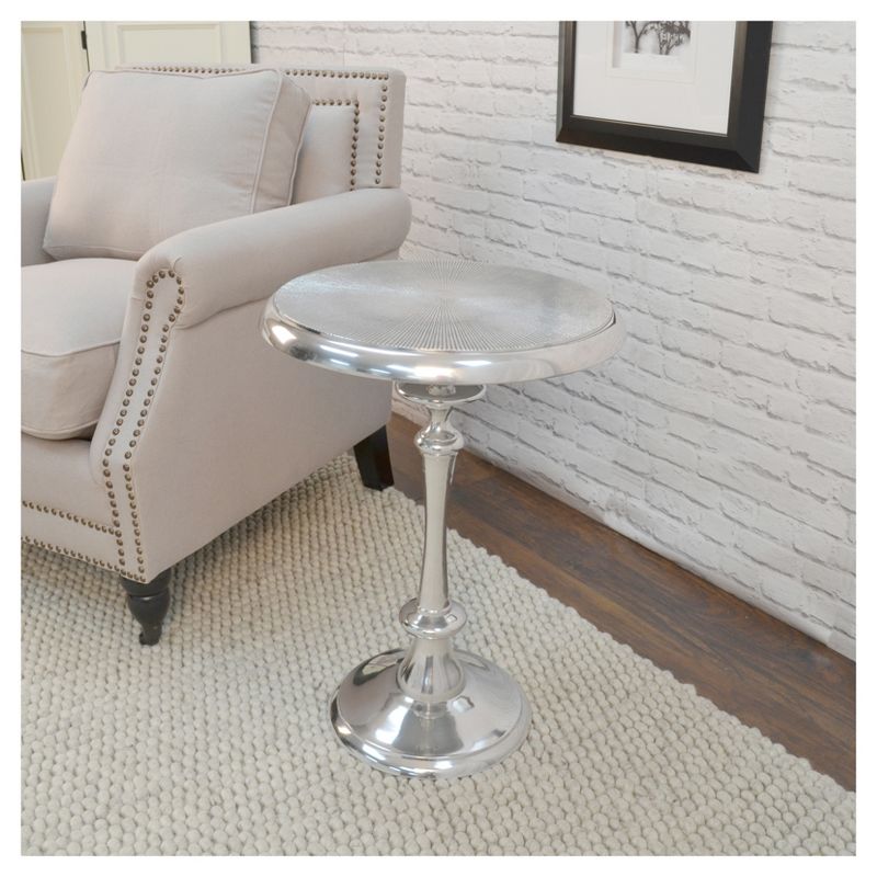 Ashton Accent Table Aluminum - Carolina Chair and Table