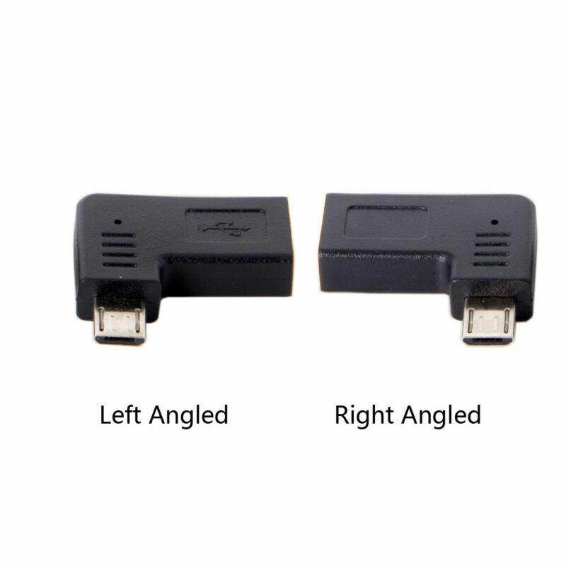 Left Angled 90 Degree USB Type-C USB-C Female to 5Pin Micro USB 2.0 Male Data Charge Converter Adapter