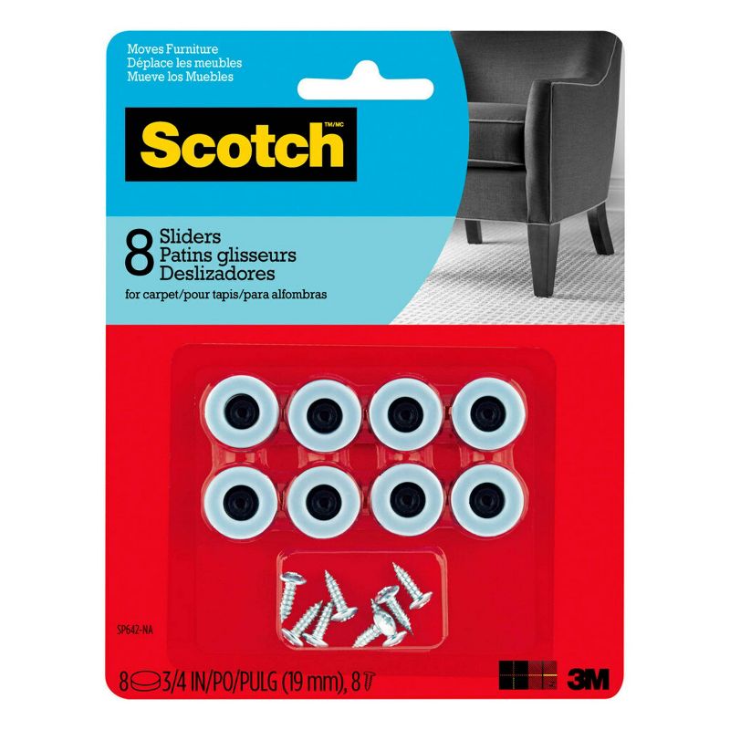 Scotch Round Screw in Sliders
