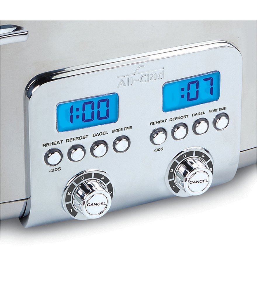 All-Clad Digital Stainless Steel 4-Slice Toaster