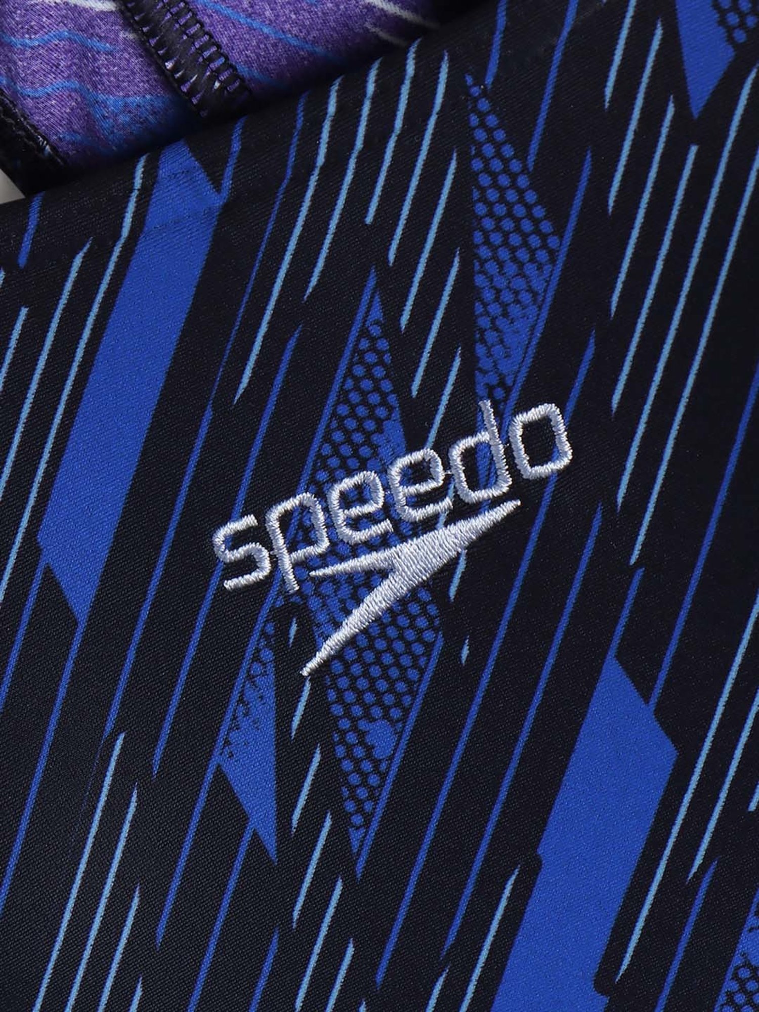 Speedo Blue Printed Swimwear