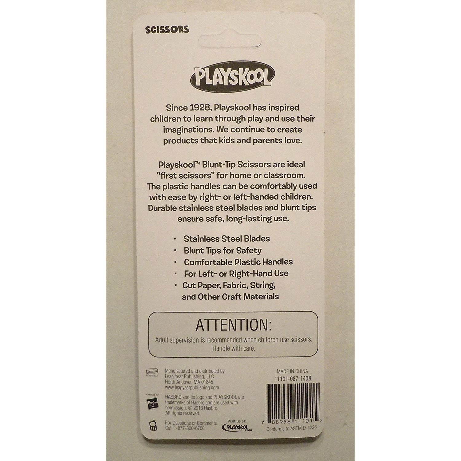 Playskool Set of 4 Blunt Tip Safety Scissors