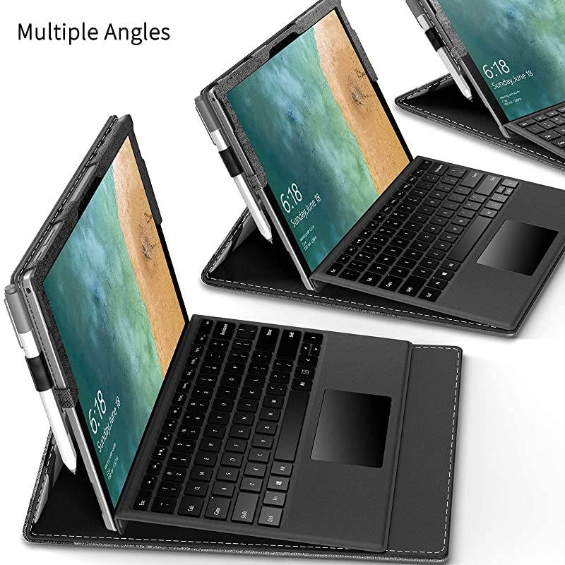 Microsoft Surface Pro 7 Case Compatible with Microsoft Surface Pro 7 Surface Pro 6 Surface Pro 2017 Surface Pro 4 123 inch Tablets Gray