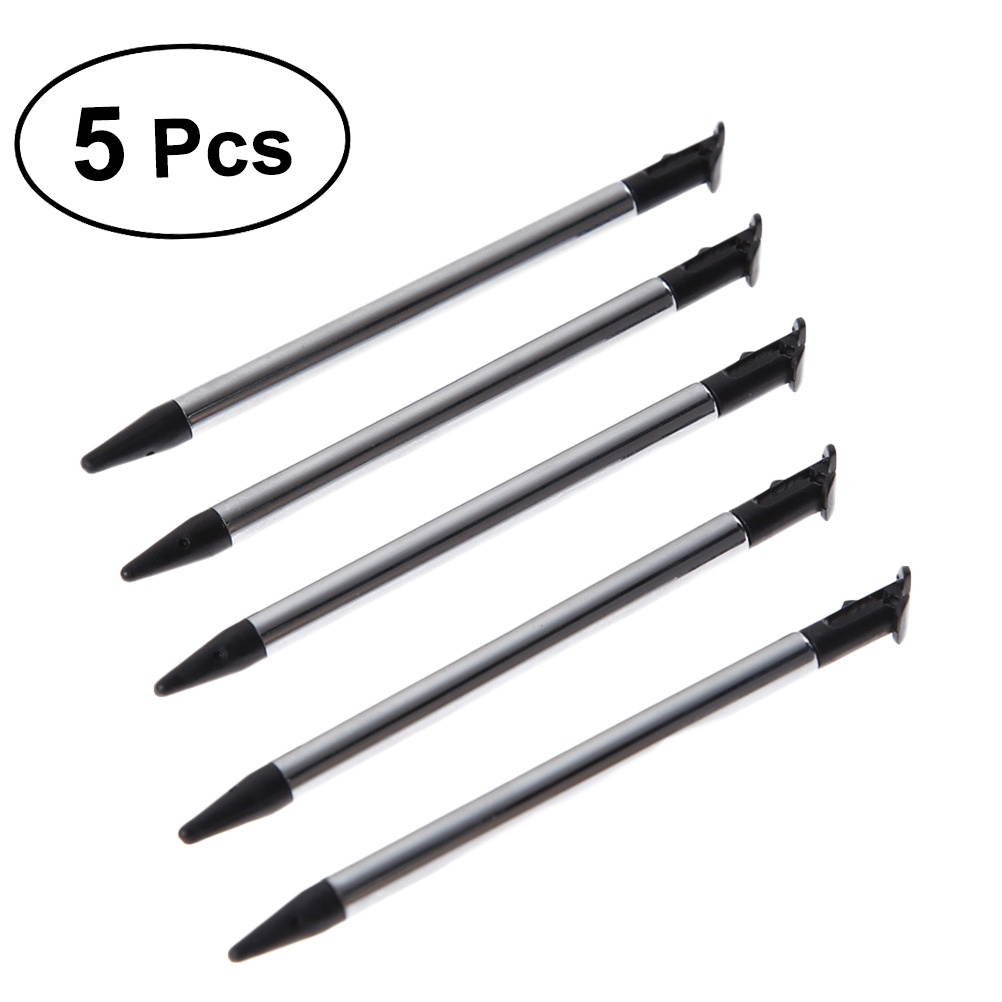 5pcs Flexible Touch Screen Stylus Pen Fine Point Fiber Tip for Touchscreen Devices(Black)