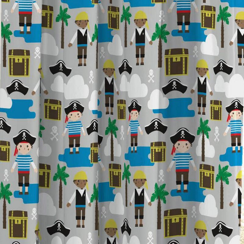 Crayola Pointillist Pansy Curtain Panel