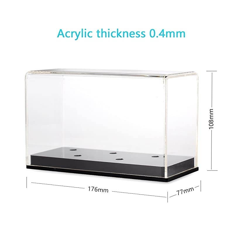 Headshell Cartridge Keeper Phono Shell Case Acrylic Box Turntable Record Player Stylus Holder Rectangle