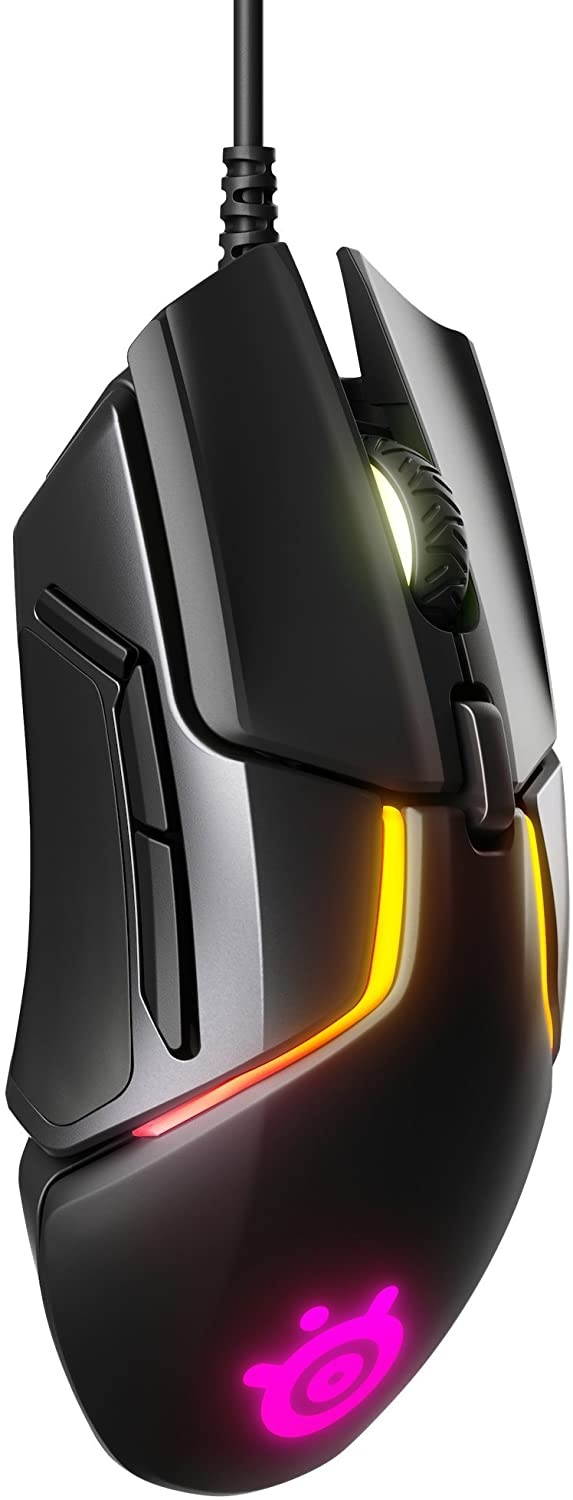 SteelSeries Rival 600 Gaming Mouse - 12000 CPI TrueMove3Plus Dual Optical Sensor - 0.5 Lift-off Distance - Weight System - RGB Lighting