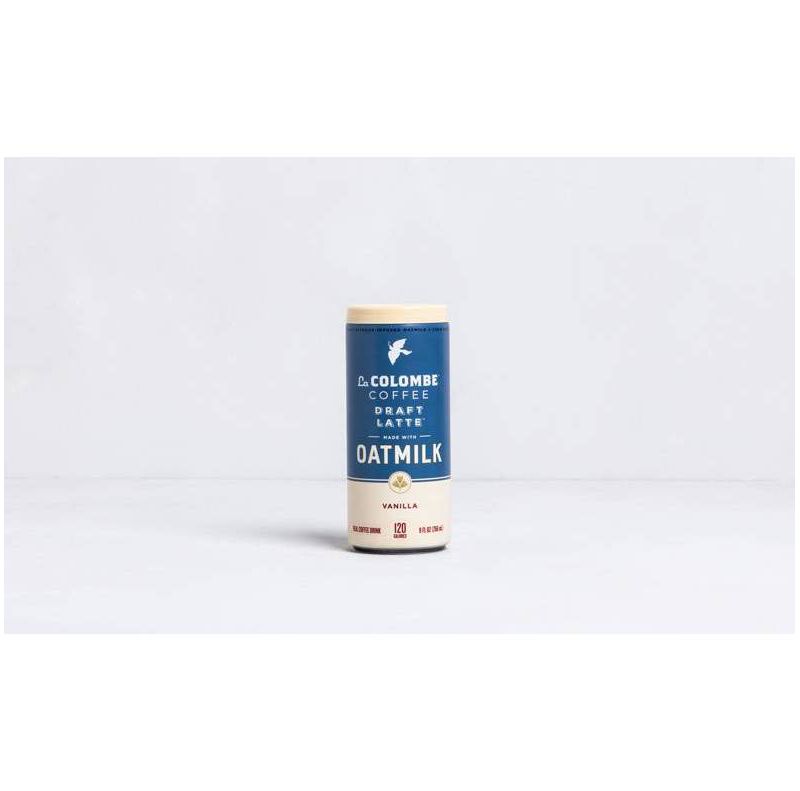 La Colombe Vanilla Draft Latte made with Oatmilk - 9 fl oz Can