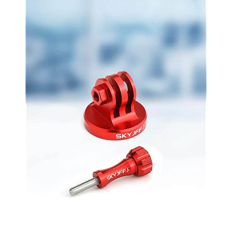Mount AluminumAdapter Attachment Bolt Adapter for Monopod Mount with Aluminum CNC Thumbscrew Compatible Action Camera gopro Hero 8 Mount DJI OSMO RED