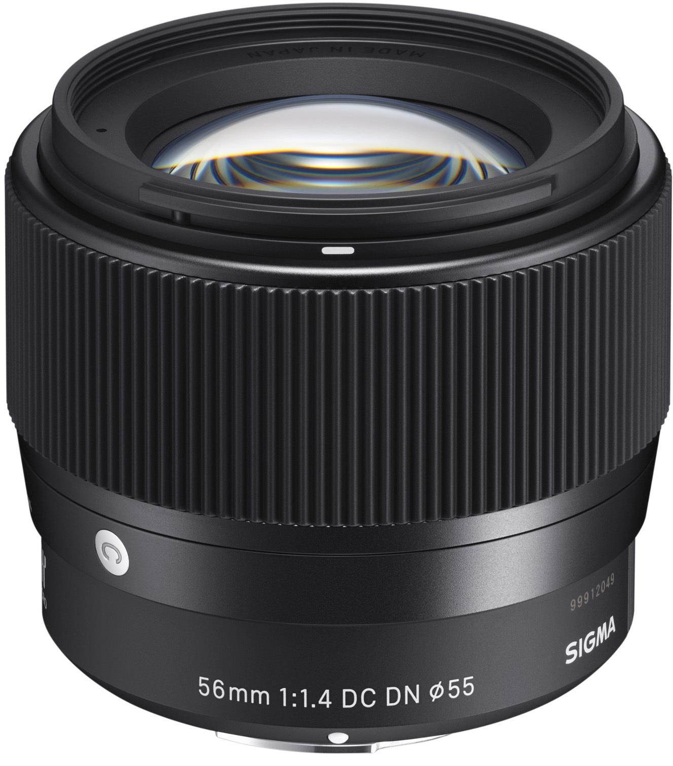 Sigma 56mm f/1.4 DC DN Contemporary Lens for Sony E with 64GB Bundle