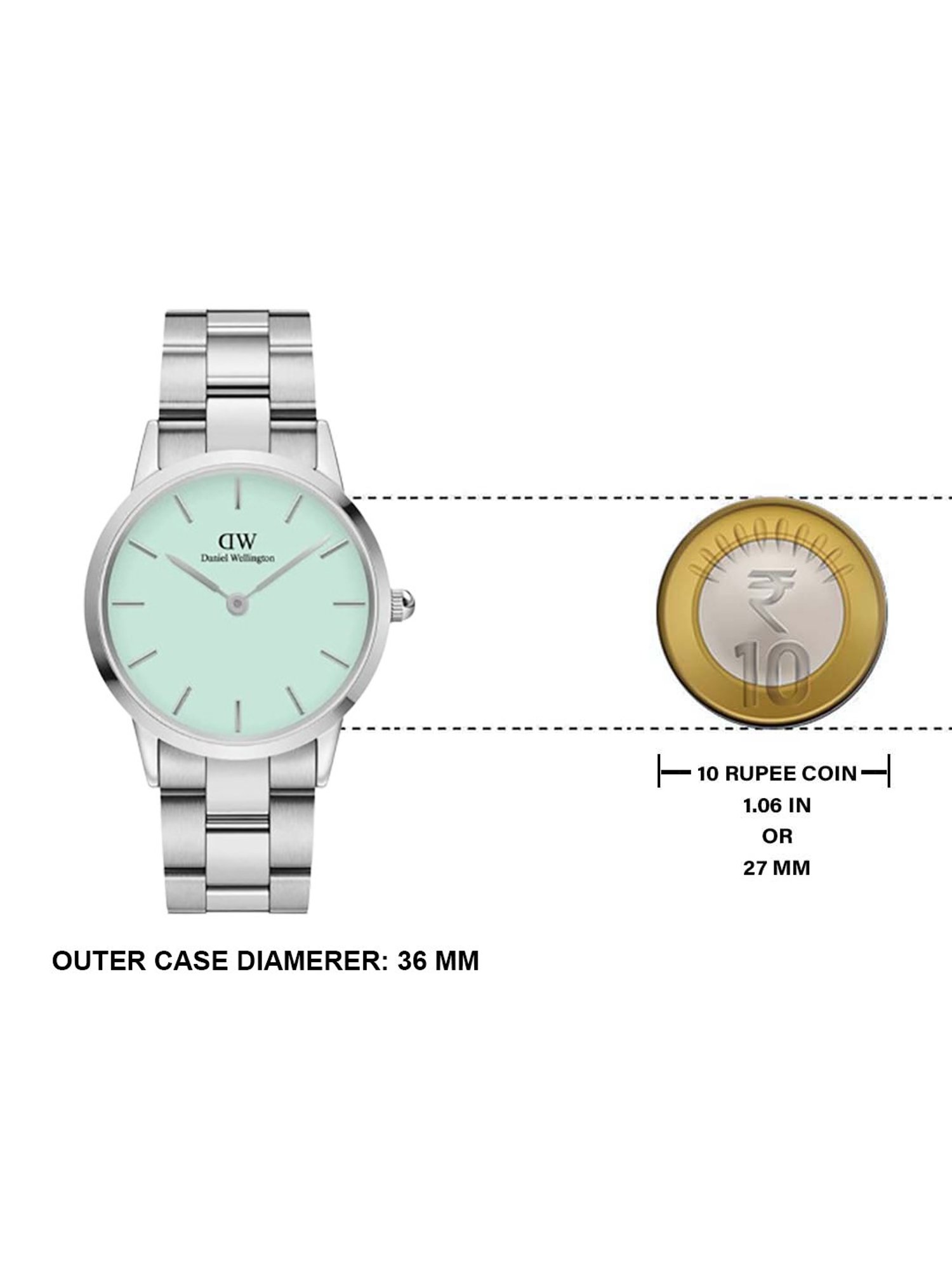 Daniel Wellington DW00100539 Iconic Link Analog Watch for Unisex