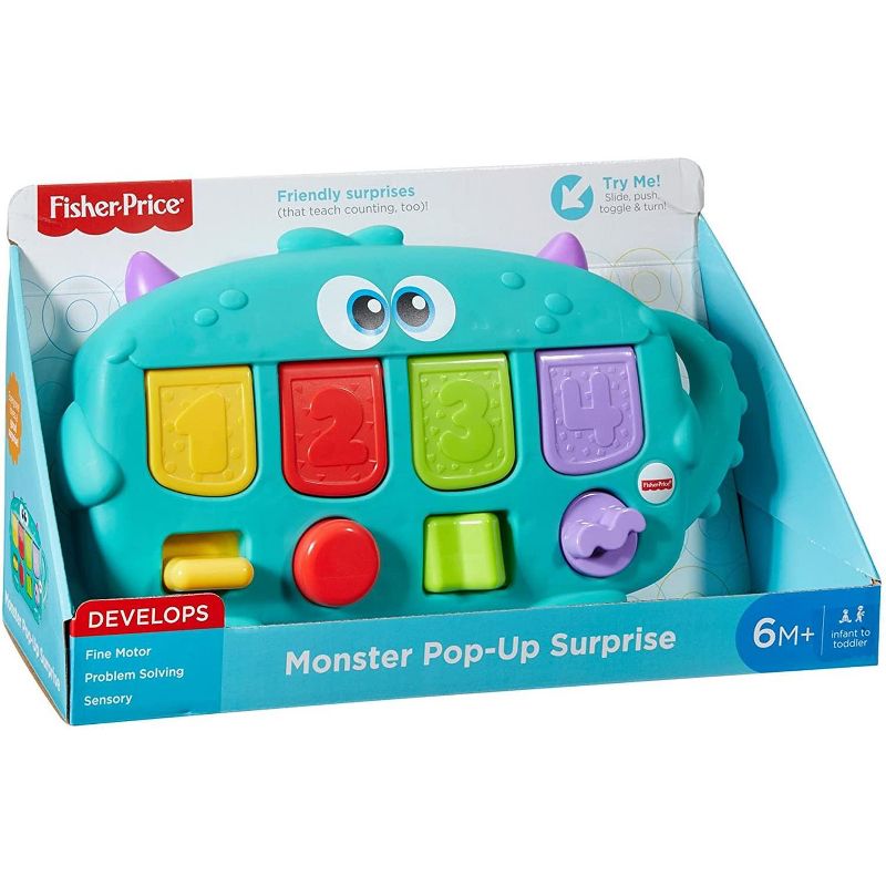 Mattel Fisher-Price Monster Pop-Up Surprise Interactive Child Toy