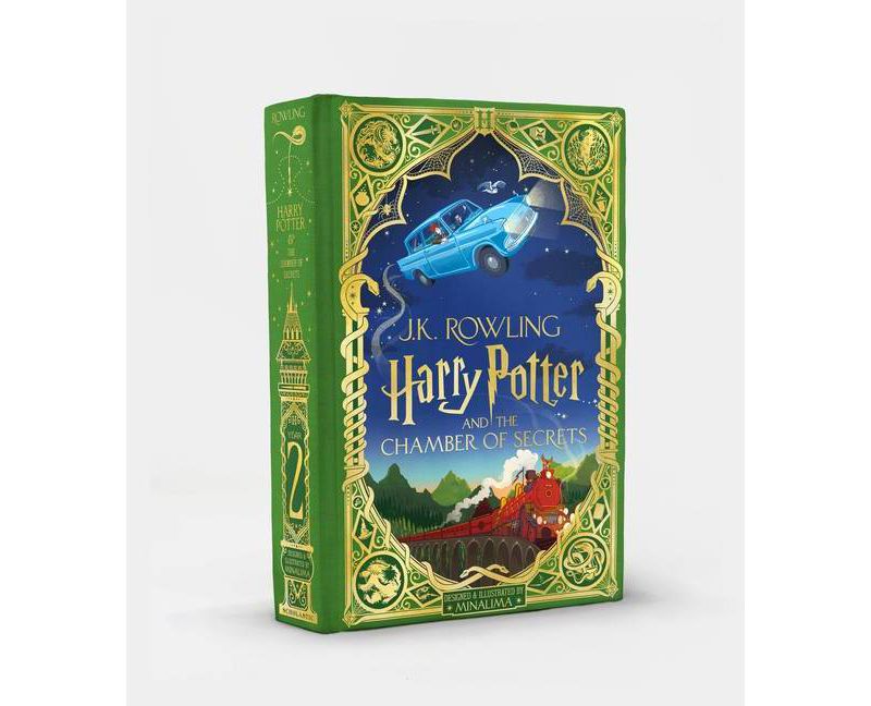 Harry Potter and the Chamber of Secrets (Minalima Edition) (Illustrated Edition), 2 - by J K Rowling (Hardcover)