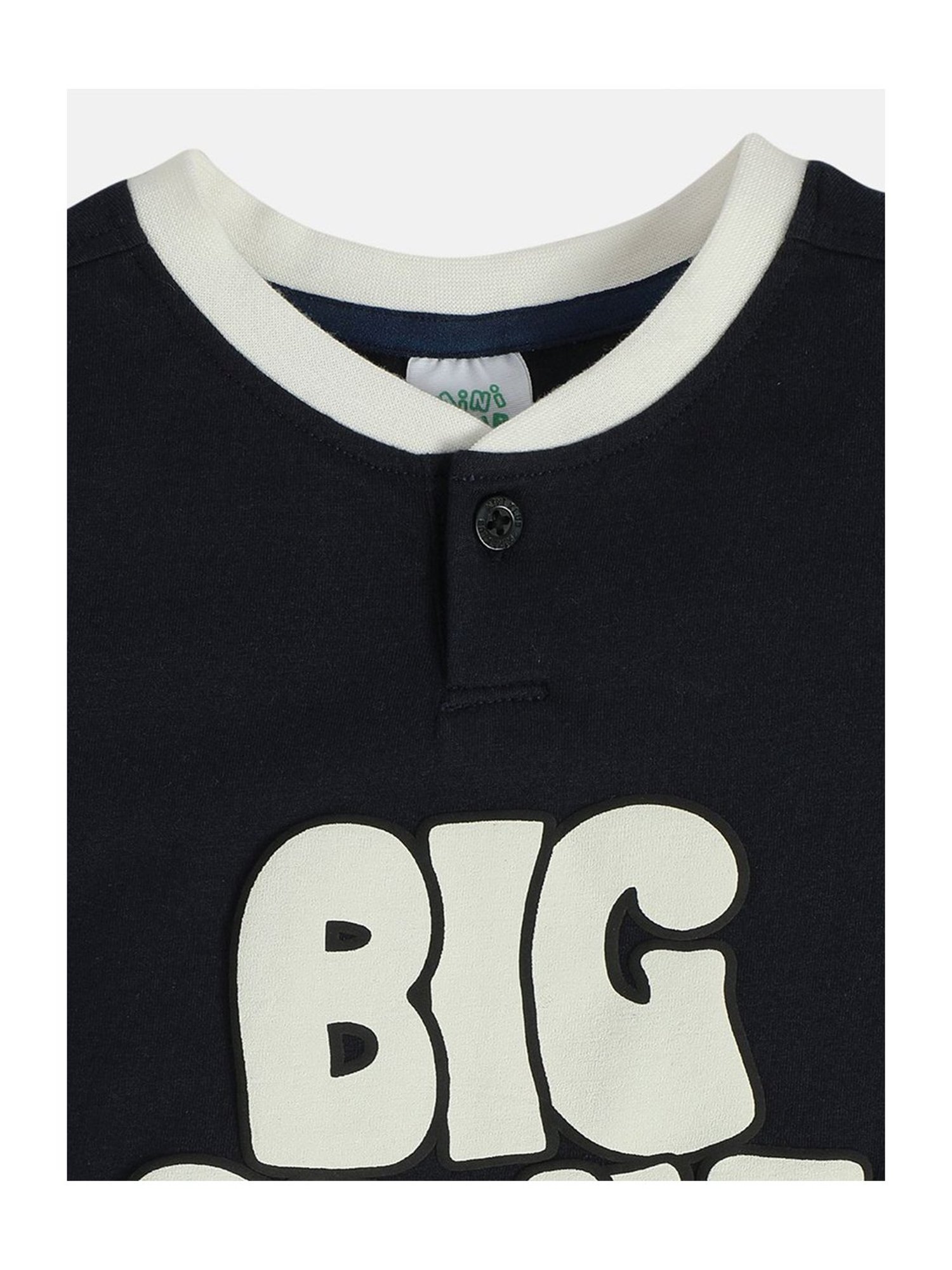 MINIKLUB Boys Black Graphic Print T-Shirt